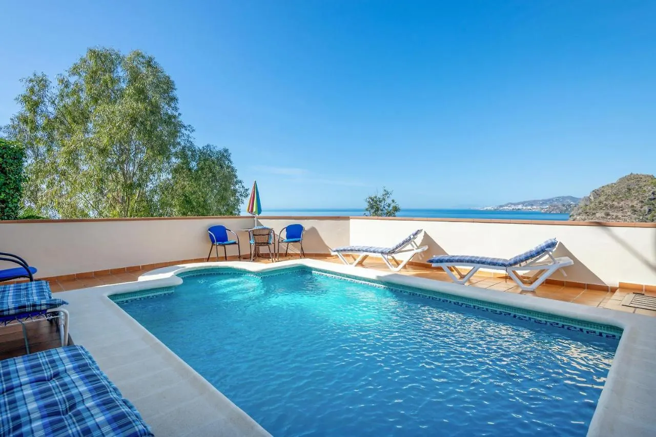 Charming House With Sea View, Nerja And Private Pool 빌라