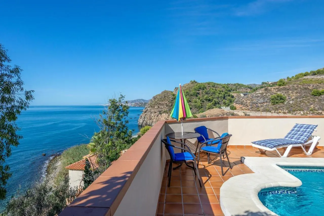 펜션 Charming House With Sea View, Nerja And Private Pool 빌라